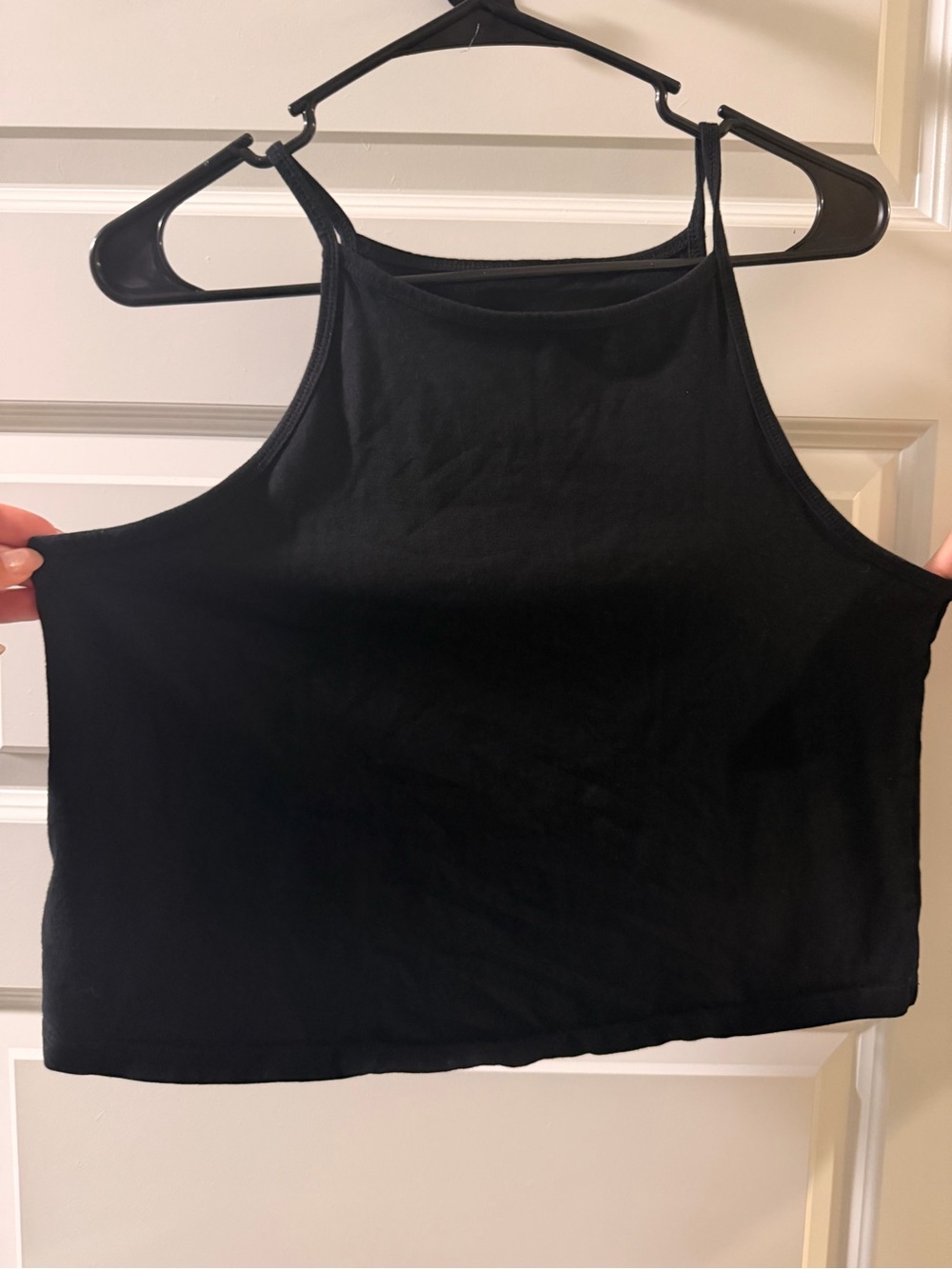 torrid Black High Neck Cropped Tank